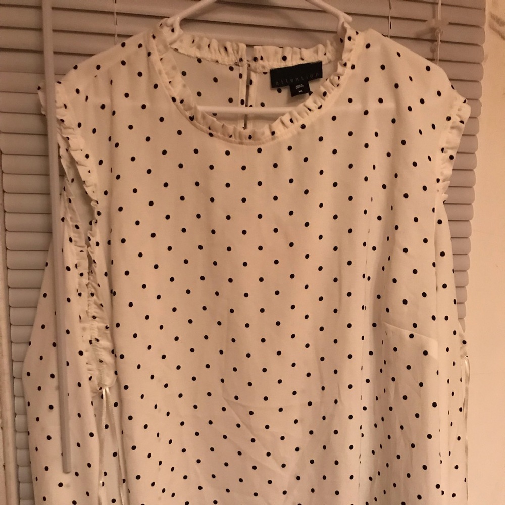 Attention Women’s XXL Polka Dot Blouse